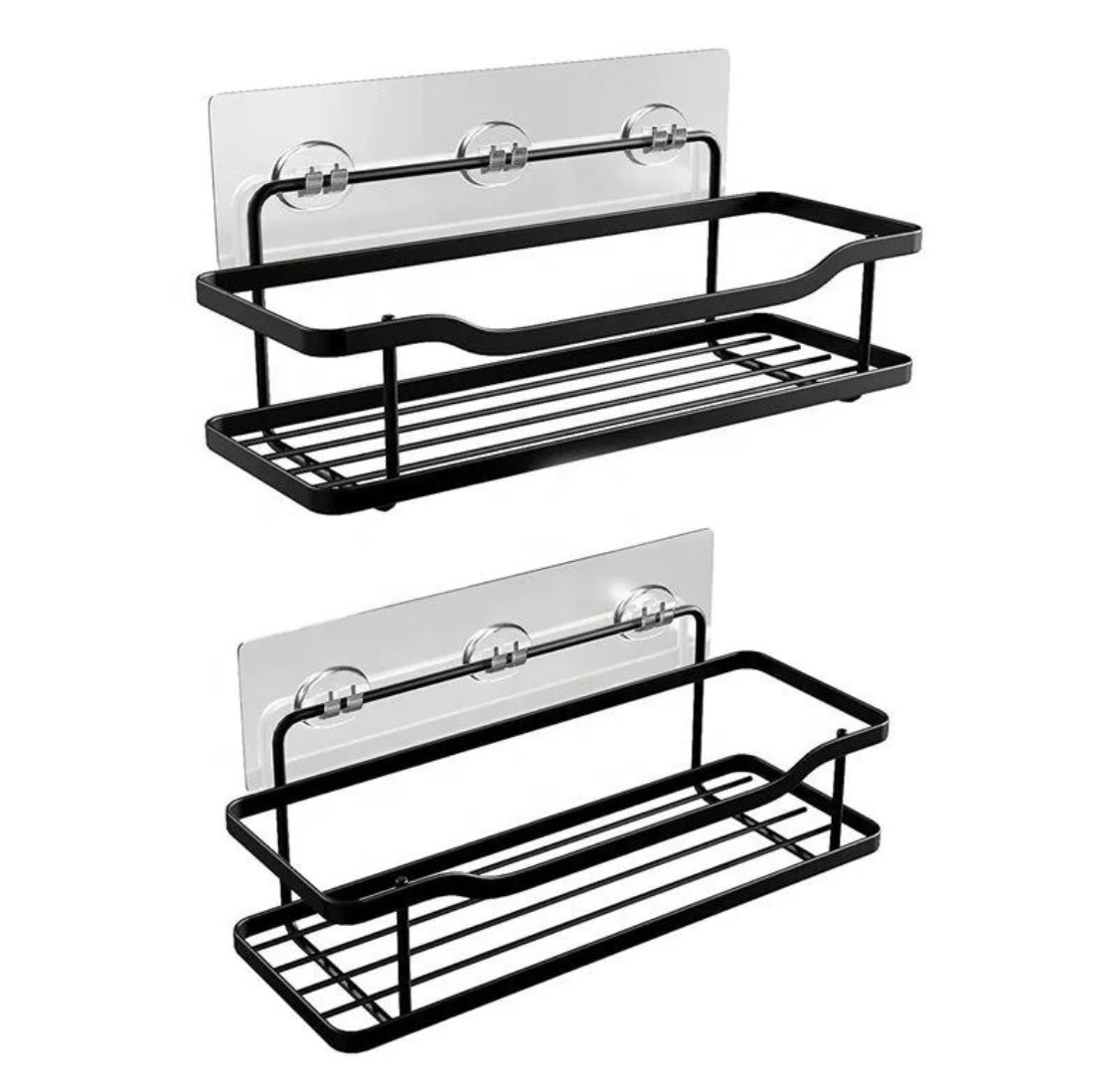 Étagère murale adhésive, lot de 2