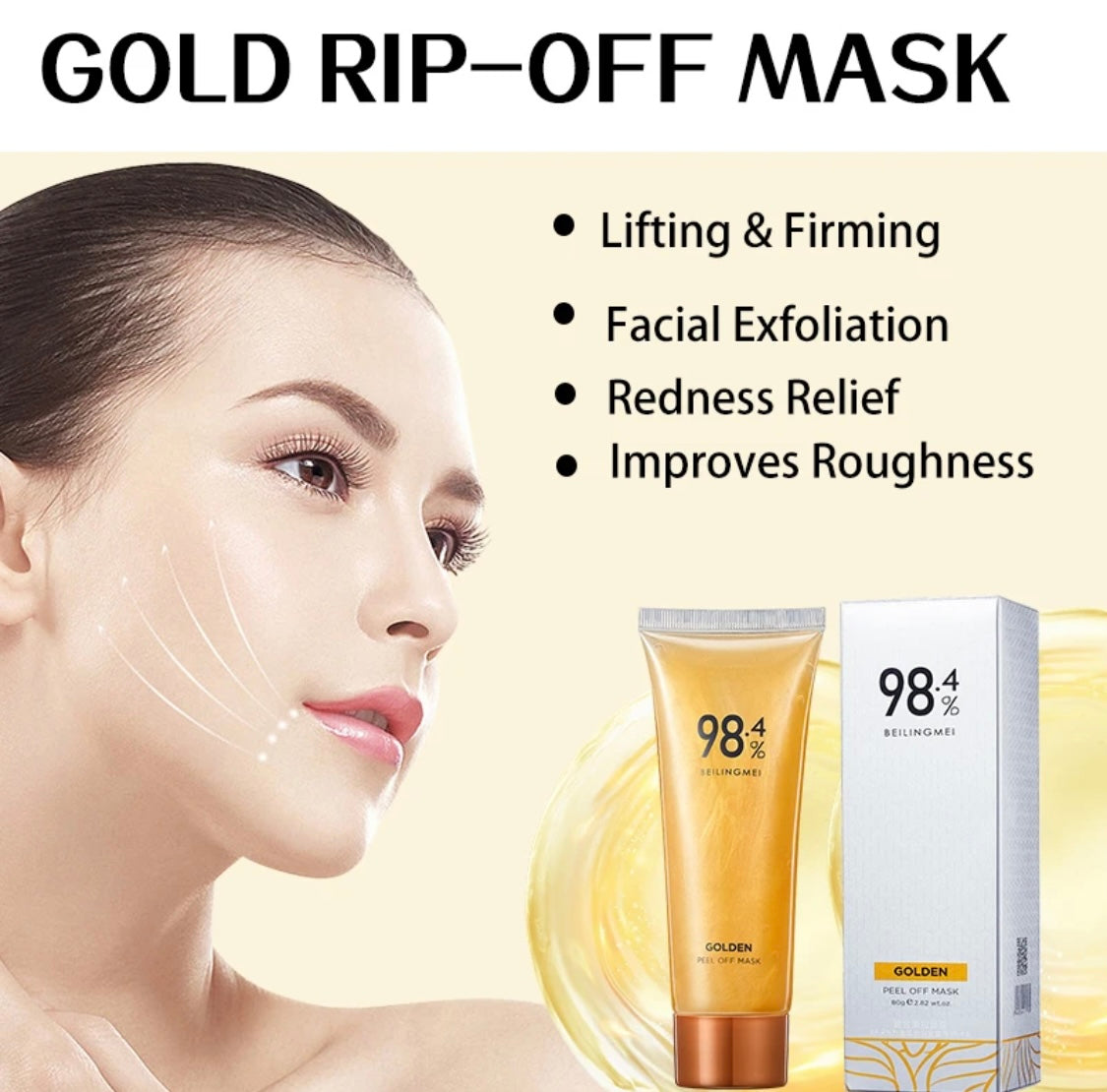 Masque Facial Raffermissant GOLDEN 24K